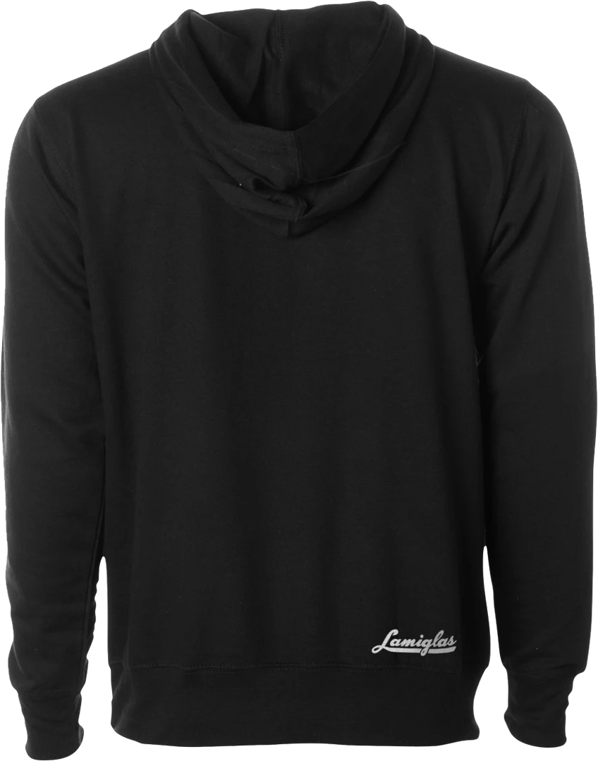 Lamiglas APPAREL & GEAR Lami Standard Unisex Midweight Hoodie Black 4 Lamiglas APPAREL & GEAR Lami Standard Unisex Midweight Hoodie Black