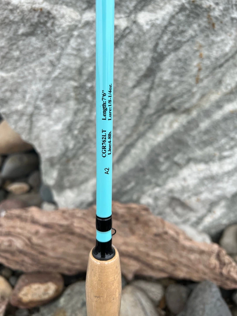Lamiglas CGR 762 LT | 7'6" Kokanee & Trout Trolling Rod (Teal Color Rod) 5 Lamiglas CGR 762 LT | 7'6" Kokanee & Trout Trolling Rod (Teal Color Rod)