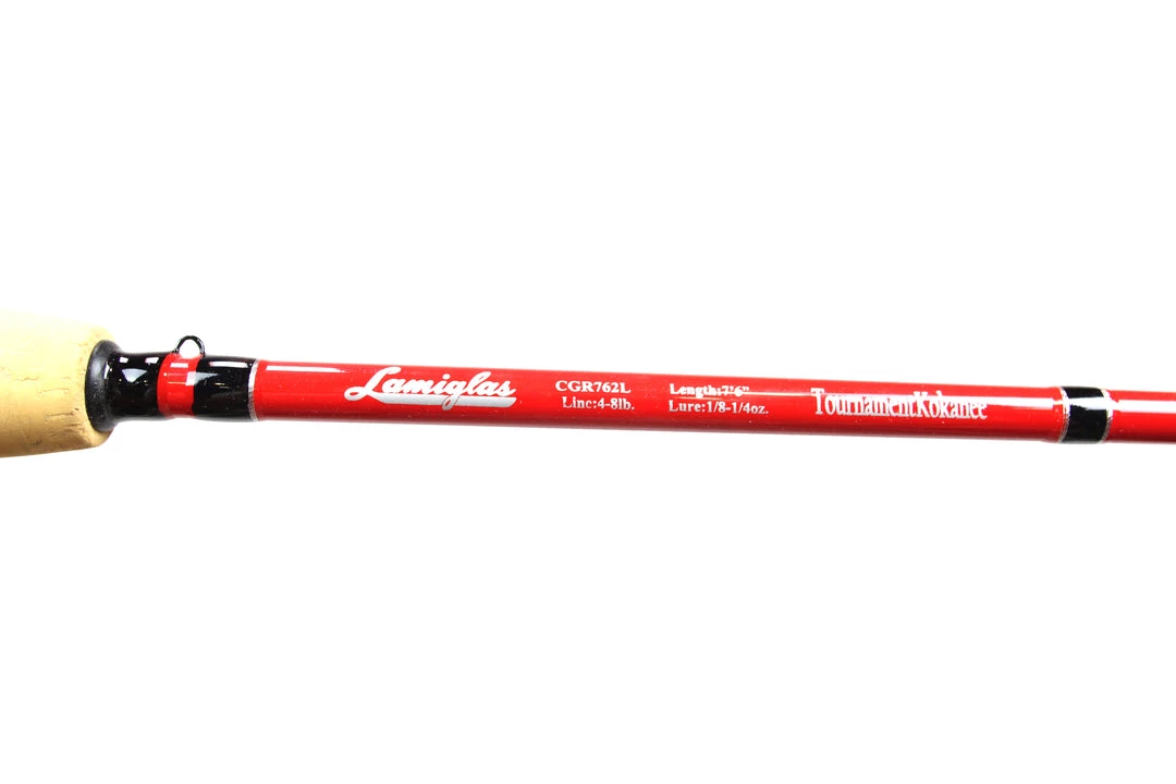 Lamiglas CGR 762 L | 7'6" Kokanee & Trout Trolling Rod (Red Color Rod) FRESHWATER 5 Lamiglas CGR 762 L | 7'6" Kokanee & Trout Trolling Rod (Red Color Rod) FRESHWATER
