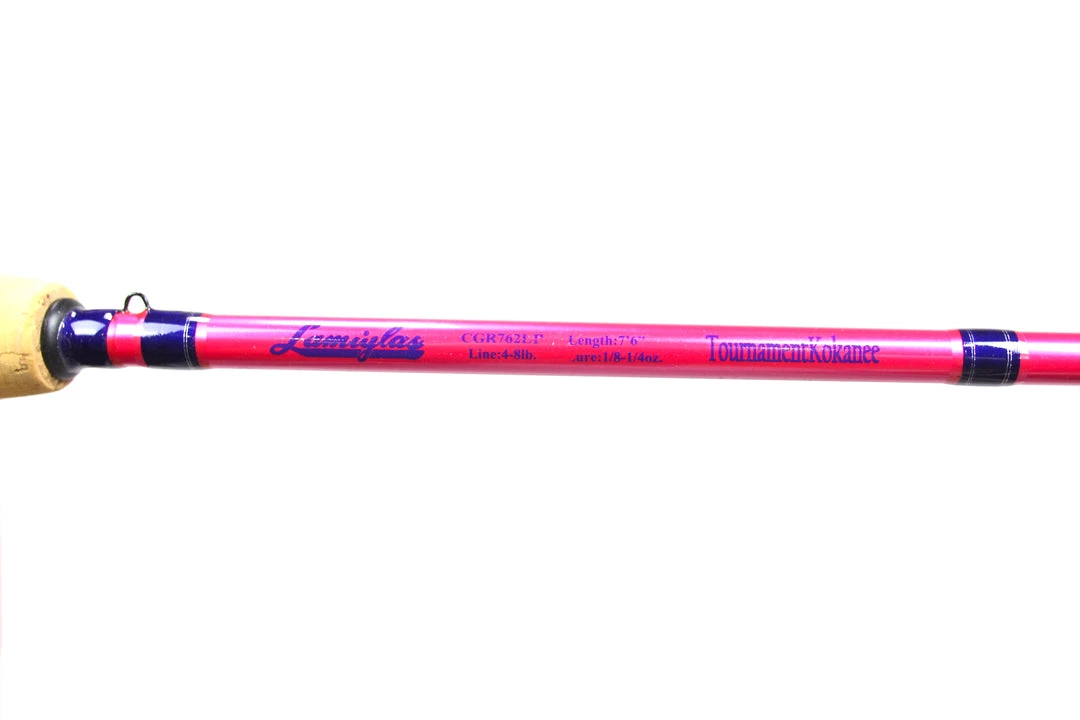 Lamiglas FRESHWATER CGR 762 LP | 7'6" Kokanee & Trout Trolling Rod (Pink Color Rod) 4 Lamiglas FRESHWATER CGR 762 LP | 7'6" Kokanee & Trout Trolling Rod (Pink Color Rod)