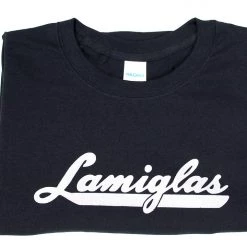 APPAREL & GEAR Lamiglas Black W/ Silver Logo T-Shirt