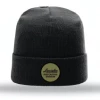 Lamiglas Black Wool Beanie W/ Olive Surfcasting Division Patch