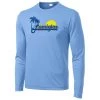 APPAREL & GEAR Lamiglas Retro Salt Blue Performance Long Sleeve