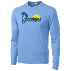 APPAREL & GEAR Lamiglas Retro Salt Blue Performance Long Sleeve