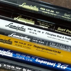 Lamiglas BBT842M | 7' 15-30lb Black Fiberglass Boat & Trolling Blank Blanks